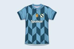 Fußball-Trikot-Design für Sublimation, Sport-T-Shirt-Design vektor