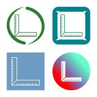 quadratisches Lineal-Vektorsymbol vektor