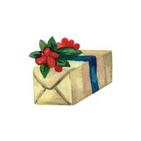 Weihnachtsgeschenkbox. Vektor-Illustration vektor