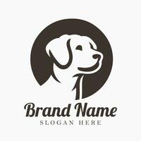 vektor huvud av hund logotyp ikon design