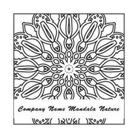Textur Papier geschnitten indisches Mandala vektor