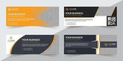 Webbanner-Design, Social-Media-Cover-Design vektor