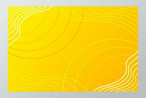 abstrakt Linie Gelb Banner Hintergrund vektor