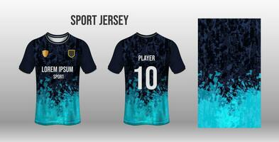 Sport Jersey Design Stoff Textil- zum Sublimation vektor