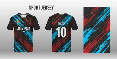 sport jersey design tyg textil- för sublimering vektor