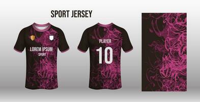 Sport Jersey Design Stoff Textil- zum Sublimation vektor