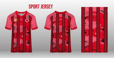 sport jersey design tyg textil- mall vektor