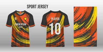 Sport Jersey Design Stoff Textil- Vorlage vektor