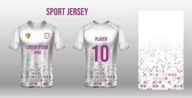 sport jersey design tyg textil- för sublimering vektor