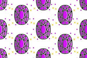 ein Muster mit Rosa Diamanten auf es vektor