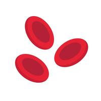 röd blod cell ikoner. erytrocyt ikon. vektor. vektor