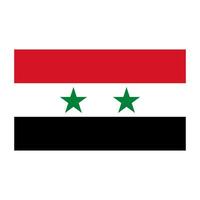 syrisch Flagge. Syrien Flagge. Vektor. vektor