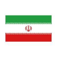 iranian flagga. iran flagga. vektor. vektor