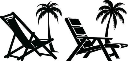 Küsten schick Entspannung minimalistisch Stuhl Design vektor