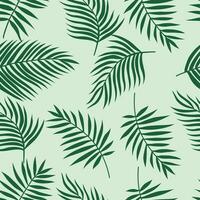 tropisch nahtlos Muster mit Palme Blätter. Design zum Stoff, Textil- drucken, Verpackung, Abdeckung. vektor