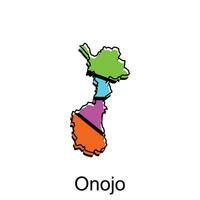 Karte Stadt von onojo Design, hoch detailliert Vektor Karte - - Japan Vektor Design Vorlage, geeignet zum Ihre Unternehmen