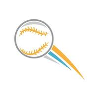 baseboll logotyp ikon design vektor