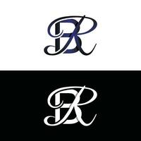 Brief br Luxus modern Monogramm Logo Vektor Design, Logo Initiale Vektor Kennzeichen Element Grafik Illustration Design Vorlage