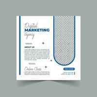 Marketing Agentur Sozial Medien Post Design, Digital Marketing Sozial Medien Post Design Profi Vektor