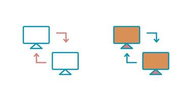 Vektorsymbol für Sharing-Systeme vektor