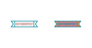 oktoberfest baner vektor ikon