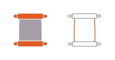 Rolle des Papiervektorsymbols vektor