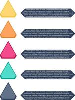 Infografik Clipart perfekt für Präsentationsvorlage vektor