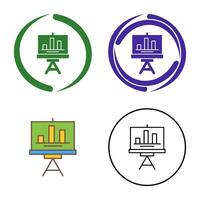 Statistik-Vektorsymbol vektor