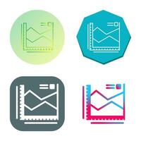 spline Diagram vektor ikon