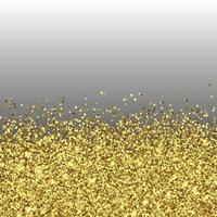 Goldfolie Glitter Textur isolierte Vorlage für Ihr Design vektor