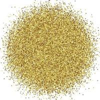 Goldfolie Glitter Textur isolierte Vorlage für Ihr Design vektor