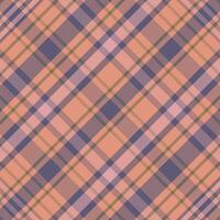 Tartan-Plaidmuster mit Textur und Retro-Farbe. vektor