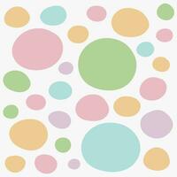 Polka Punkt Pastell- Farbe Hintergrund vektor