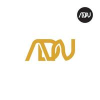 Brief adn Monogramm Logo Design vektor