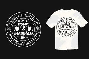 komisch Oma Zitat eps T-Shirt Design, Kalligraphie t Hemd Design vektor