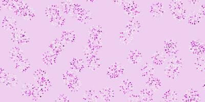 ljuslila, rosa vektor naturlig layout med blommor.