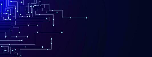 abstrakt geometrisch mit verbinden Punkte und Linien. Schaltkreis Tafel Technologie. Netzwerk Verbindung und Digital Kommunikation Konzept Hintergrund. Vektor Illustration.