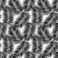 palmblad sömlösa mönster vektor