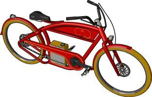 cykling en Bra kombination av övning och nöje vektor eller Färg illustration