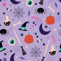 Halloween-Hintergrund. Halloween-Muster. Halloween-Design vektor