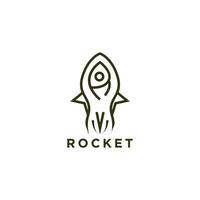 Rakete Logo Design Lager Vektor, Rakete Logo Design Illustration , vektor