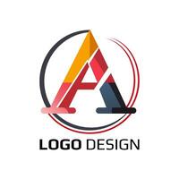 ein Brief Logo, Premium Vektor ein abstrakt Logo Design