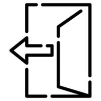 Ausloggen Symbol Illustration zum uiux, Netz, Anwendung, Infografik usw vektor