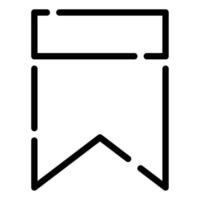 Lesezeichen Symbol Illustration zum uiux, Netz, Anwendung, Infografik usw vektor