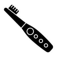 perfekt design ikon av elektrisk tandborste vektor