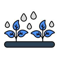 lantbruk regn ikon i perfekt design vektor