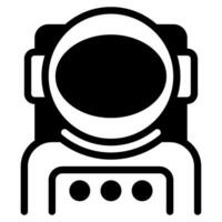 Astronaut Symbol Illustration zum uiux, Infografik, usw vektor