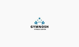 Fitnessstudio Bodybuilding Fitness Verein Logo Design Symbol Vektor