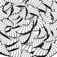 vektor svartvit rader sömlös mönster bakgrund
