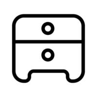 Schublade Symbol Vektor Symbol Design Illustration
